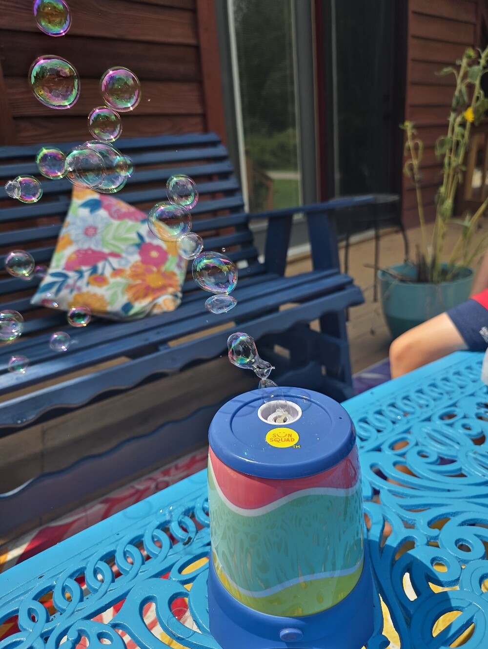 Sun Squad Cyclone Bubble Machine - Multi-Color - Picture 5 of 5